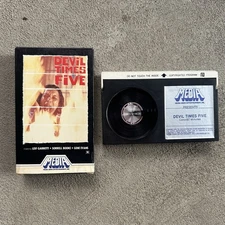 DEVIL TIMES FIVE Betamax Tape~MEDIA~ Leif Garret~Home Invasion Horror Movie~Beta