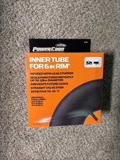 POWER CARE INNER TUBE 6INCH-SMALL TRAILER, RIDING MOWER INFUSED WITH LEAK STOP 