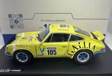 SOLIDO 1/18 Scale 1973 PORSCHE 911 RSR TOUR AUTO “INSANE DIECAST TRIBUTE”