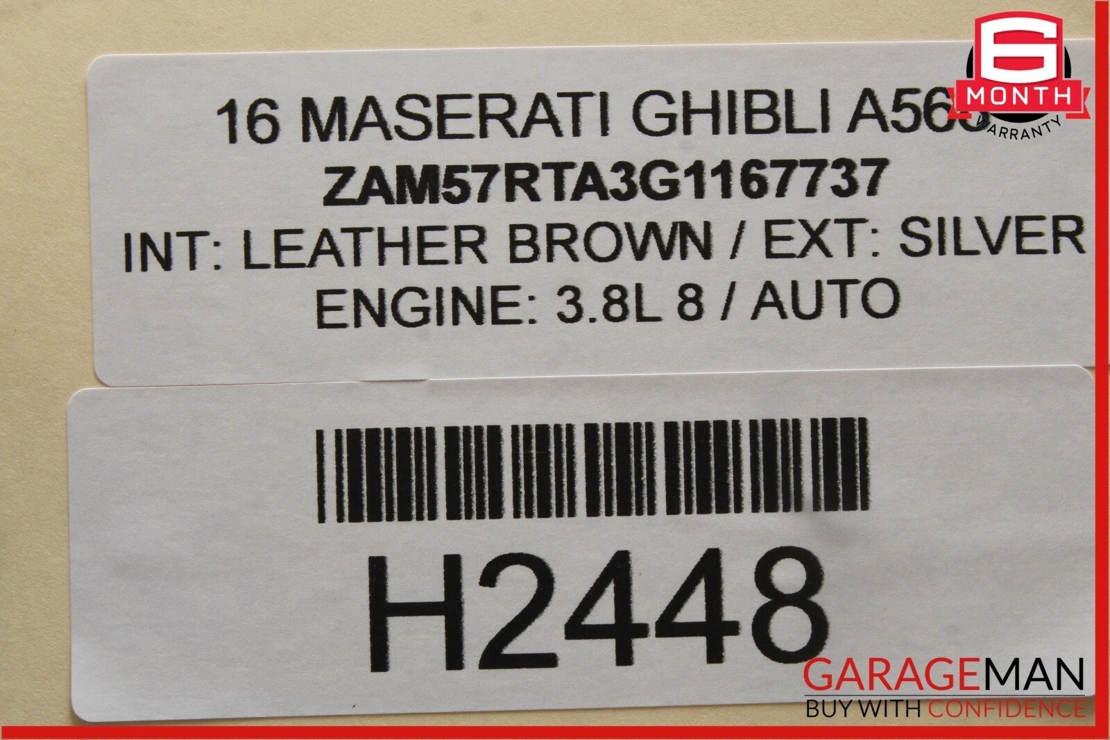 Maserati Ghibli 2014-2017 Rear Right Exterior door handles Set