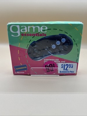 Blockbuster Video Game Essentials Sega Genesis Controller New In Box By Recoton