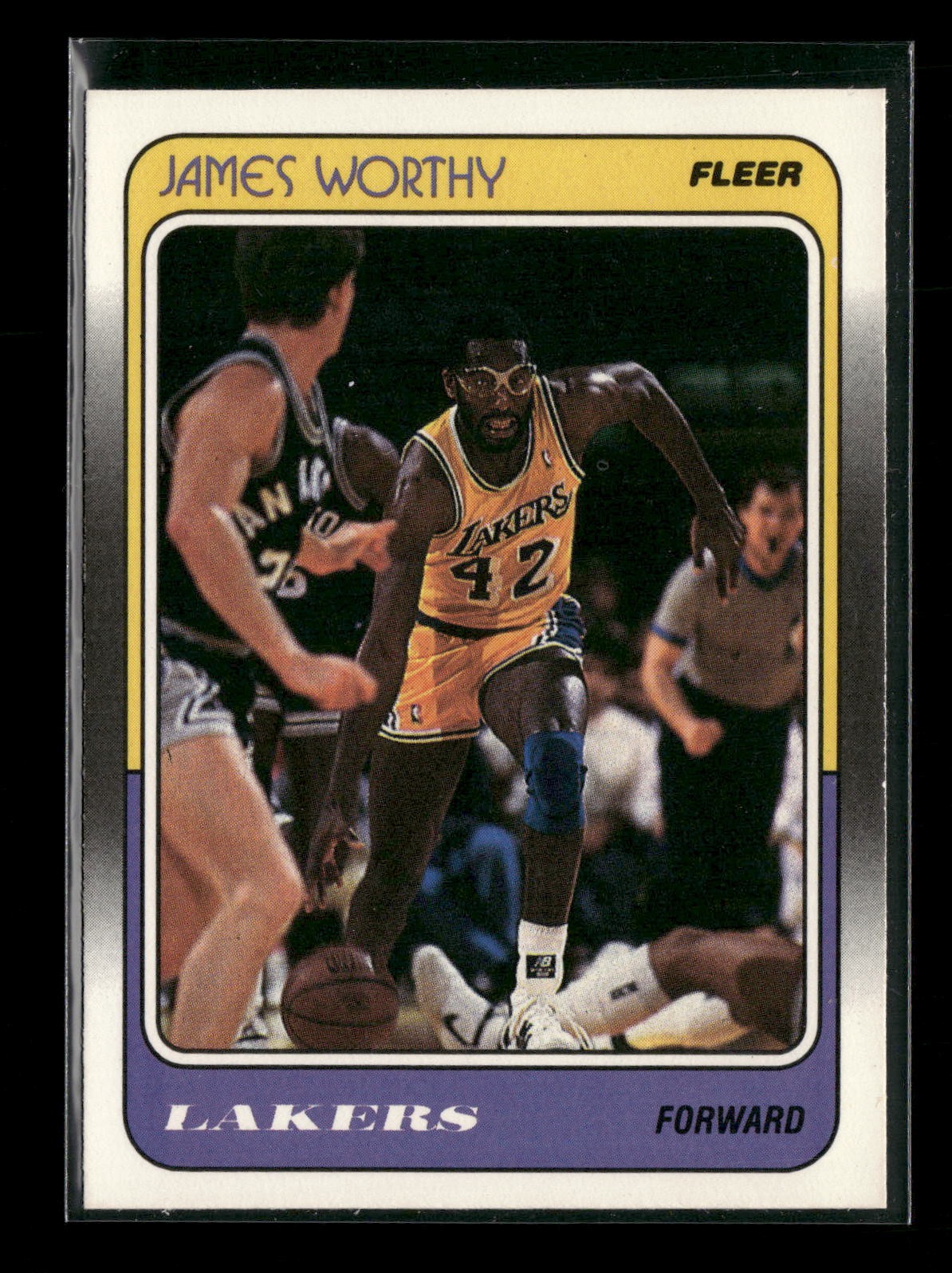 1988-89 Fleer #70 James Worthy Los Angeles Lakers