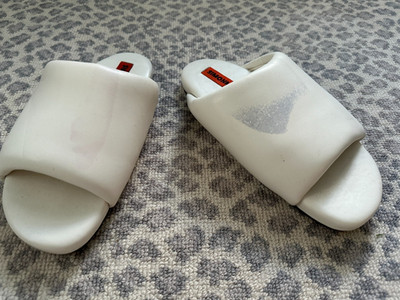 Simon Miller Bubble Slide Sandals White Size 36