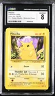 Pokemon Pikachu Base Set 58/102 E3 Yellow Cheeks - Nintendo Power CGC 8