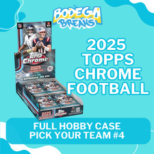 Atlanta Falcons - 2025 Topps Chrome Football- 12 Box Hobby Case Break PYT #4