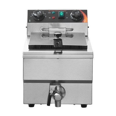 Uimoso Elektrische Edelstahl-Fritteuse 3000W 9L mit Temperaturregelung bis 200°C