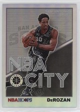 2019-20 Panini NBA Hoops Premium Stock NBA City Holo DeMar DeRozan #15 11ur