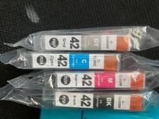 4 x Compatible Canon Pixma Pro-100 Genuine CLI-42 Ink Cartridges CLI42BK