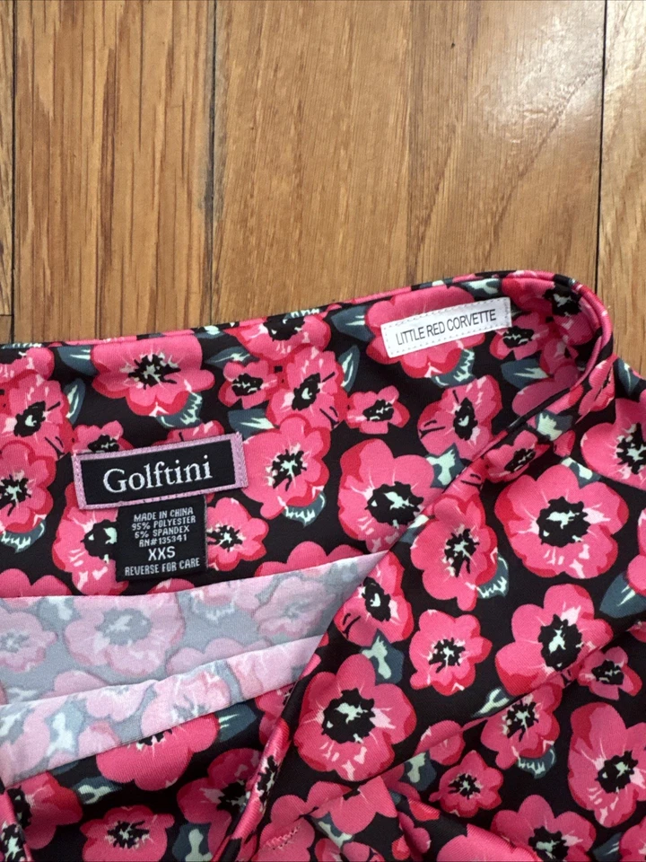 Saia de golfe feminina Golftini Little Red Corvette tamanho XXS - Imagem 4 de 4