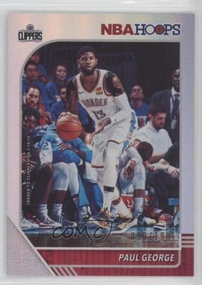 2019-20 Panini NBA Hoops Silver 90/199 Paul George #132 0s5s