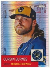 2022 Topps Chrome Platinum CORBIN BURNES Insert PRISM REFRACTOR Parallel Card
