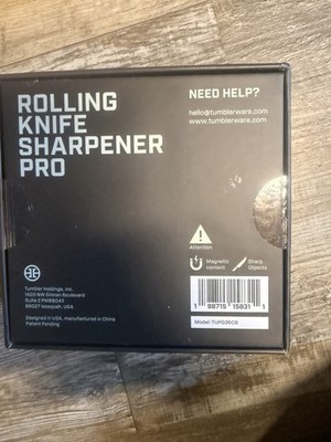 Tumbler  rolling knife sharpener Pro Black Color Set