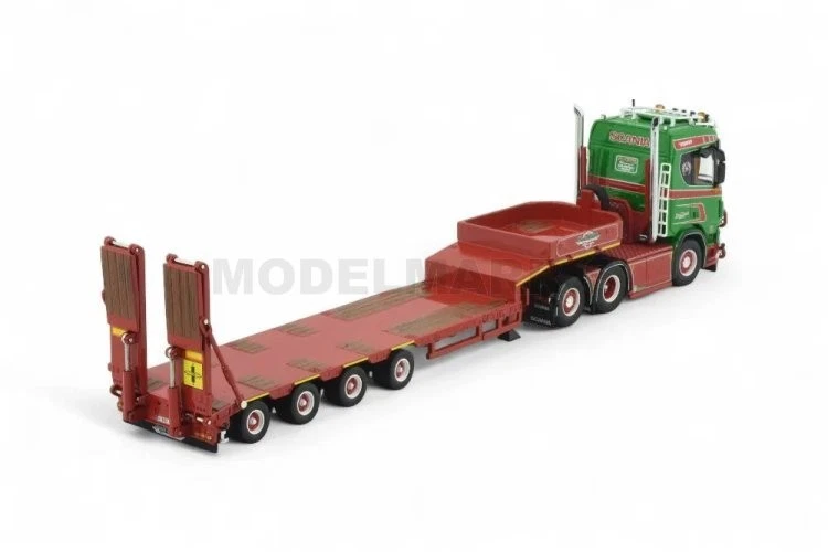 TEKNO 87456 Jan Mues Scania Next Gen R-Serie 6x2 pianale basso 4assi - 1:50 - Immagine 3 di 4