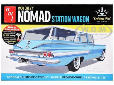 SKILL 2 MODEL KIT 1960 CHEVROLET NOMAD STATION WAGON 1/25 SCALE BY AMT AMT1402 M