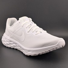 NEW! Nike Revolution 6 Running Shoe Sneaker Triple White Men\'s Size 8 Nike Men main image 2