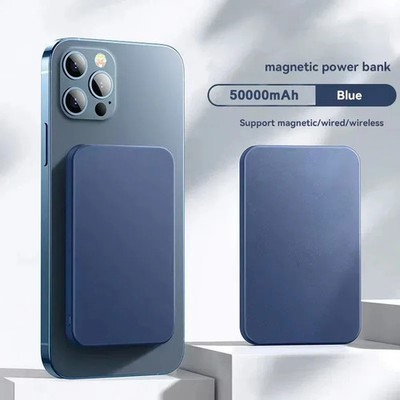 50000Mah Magnetic Wireless Power Bank Charger for Magsafe Fast Charging External