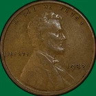1932 Lincoln Wheat Cent Extremely Fine XF Coin #33660