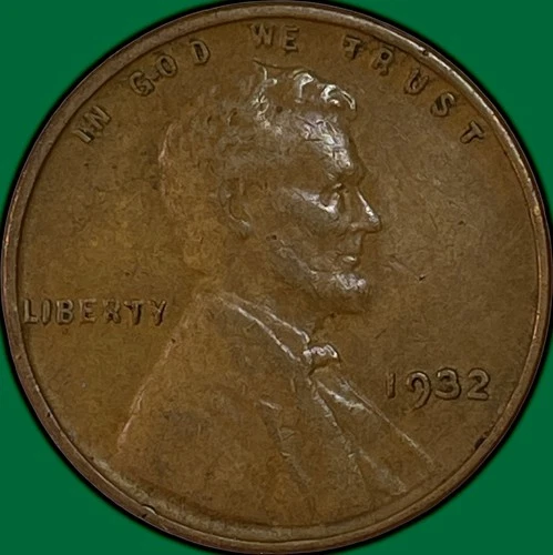 1932 Lincoln Wheat Cent Extremely Fine XF Coin #33660