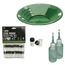 Sluice Monkey 12" Green Gold Pan Panning Kit Gold Pan
