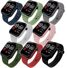 Kids Sports Waterproof Digital Watch LED Display Boys Girls I