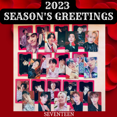 SEVENTEEN 2023 Season's Greeting Photo card Fortune card SVT SEVENTEEN 2023 Season's Greeting Photo card Fortune card SVT