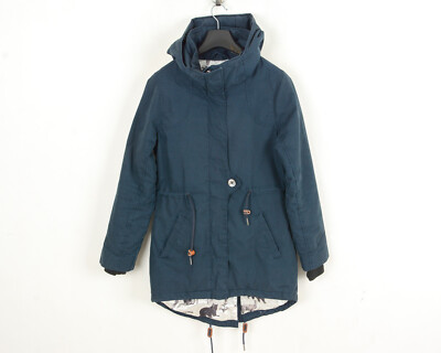 Elvine Dupont Comformax FEMME S Parka Capuche Fermeture Éclair Veste Haut