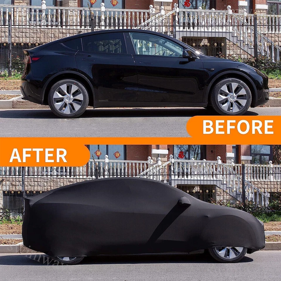 Cubierta de auto personalizada a prueba de polvo para exterior elástica satinada para Lexus SC SC430 2002-2010 Foto 3 de 4