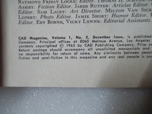 Cad,the complete magazine for men,Vol. 1 #2 December 1965-interview-BOBBY DARIN - Picture 7 of 15