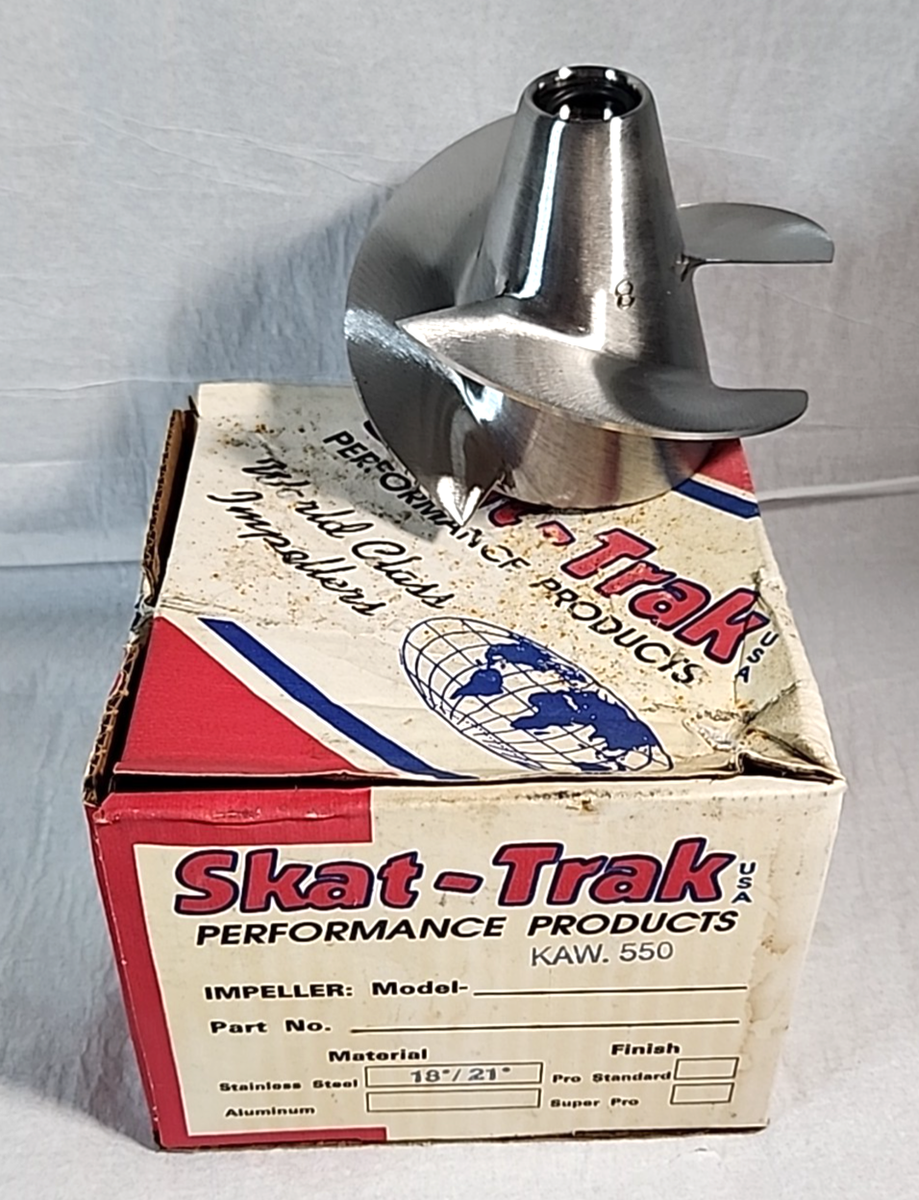 Skat-Trak インペラ カワサキ 550 Kawasaki 550 Skat-Trak Stainless Jet Ski Impeller 18/21 *New