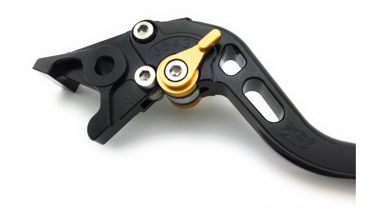 Levier de frein CB600F Hornet noir et or pour Honda PC36 2005 2006