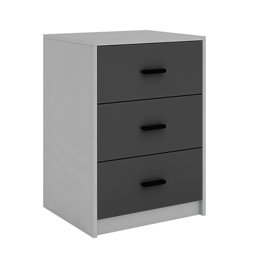 3 Drawer Wooden Bedroom Bedside Cabinet Furniture Storage Nightstand Side Table - Picture 95 of 130