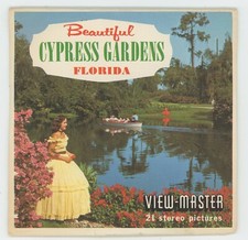 Beautiful Cypress Gardens Florida 1960's Sawyer's View-Master Packet A-961