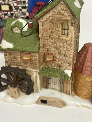 Vintage Dept 56 Charles Dickens Village Mill Heritage Ornament