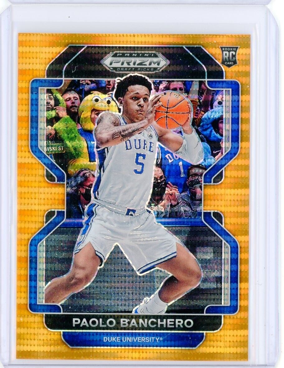 その他 NBA panini Paolo Banchero RC Optic prizm 2022-23 Panini Prizm Draft PAOLO BANCHERO Orange Pulsar RC Rookie