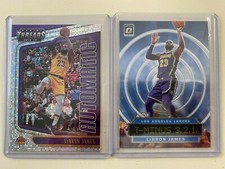 LeBron James (2), Panini Threads Automatic '18/'19 (sparkle) + more