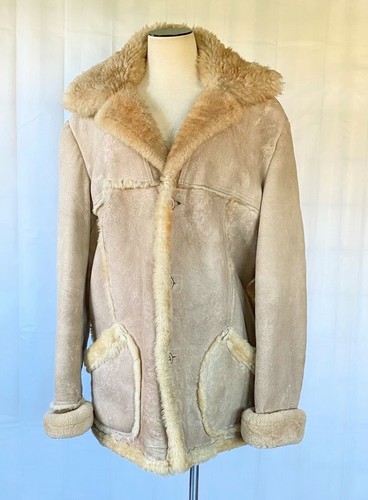 Vintage Shearling Suede Jacket 