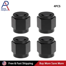 4Pcs 4AN 6AN 8AN 10AN 12AN Female Flare Fitting Cap Nut Block off Fuel Hose Cap