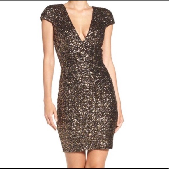 zoe sequin minidress