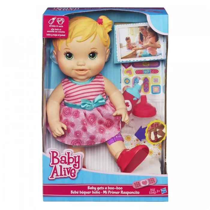 Baby Alive Blonde Baby Gets a Boo Boo New Sealed eBay