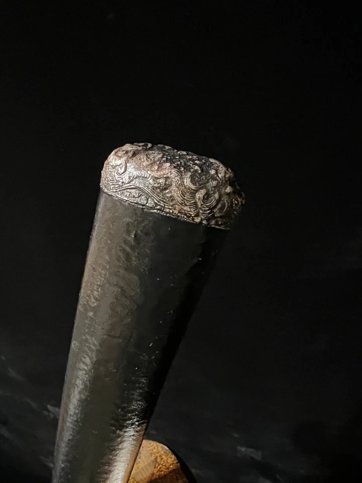 Espada Japonesa Koshirae EDO Firmada TSUBA Pájaro y Pez MENUKI Montaje Espada Foto 3 de 4