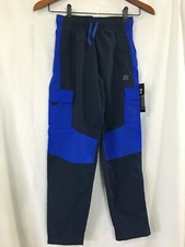 New Russell Boys Nylon Jogger Cargo Pants Reflective Side pocket Ankle zipper