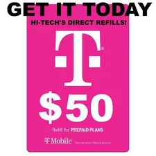 $50 T-MOBILE ✅ FAST REFILL DIRECT TO PHONE ✅ GET IT TODAY ✅ TRUSTED SELLER