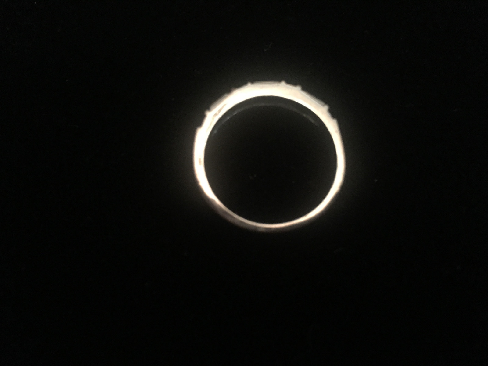 White CZ Silver Plated Stackable / Stacking Band … - image 4