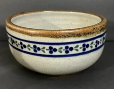 Xochiquetzal Tonala Mexican Pottery 8" Bowl Signed Teresa Duran Handmade