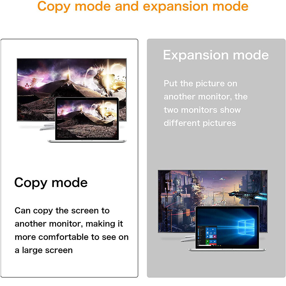 10pcs Displayport DP1.4 Adapter 8K DP Male to Female Extention Adapter Converter