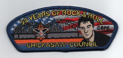 Chickasaw (Tenn.) Council SA-12 Elvis/50 Years of Rock & Roll CSP, Mint!