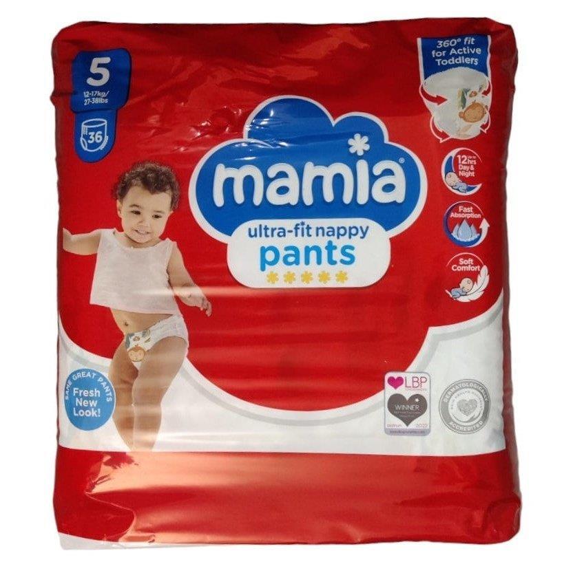 Mamia Size Nappy Pants 36 Pack UK