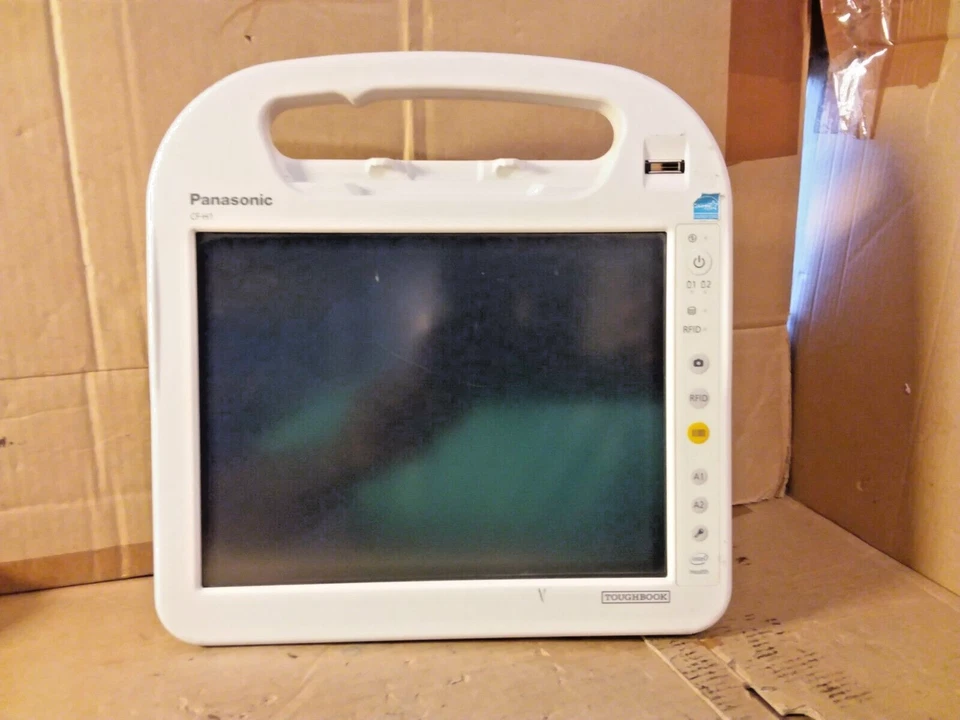 Panasonic ToughBook CF-H1 10.4 inch Atom CPU 1GB RAM, SSD WIN 7 TOUCHSCREEN +PSU - Image 3 of 4