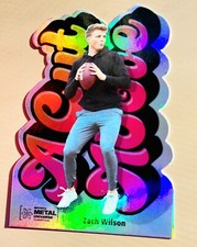 2021 Skybox Metal Universe Champions ZACH WILSON A Cut Above Rookie #ACA-14 Jets