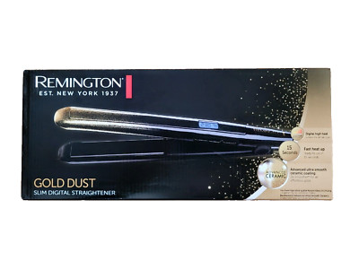 Remington Glätteisen GoldDust S5208 Haarglätter ultraglatter Keramikbeschichtung